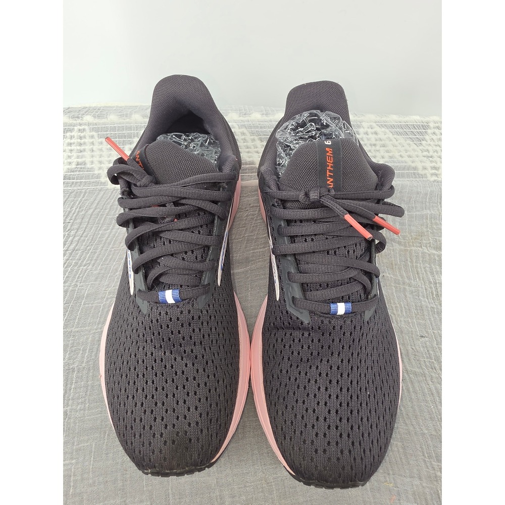 Brooks Anthem 6 Womens Running Shoes Black Pink 1204031B028 Size 9.5